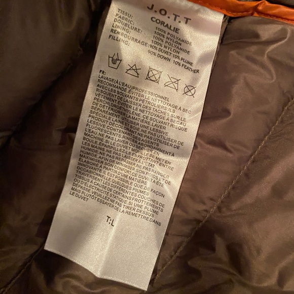 J.O.T.T. Taupe Wrap Puffer Coat L - Picture 12 of 13